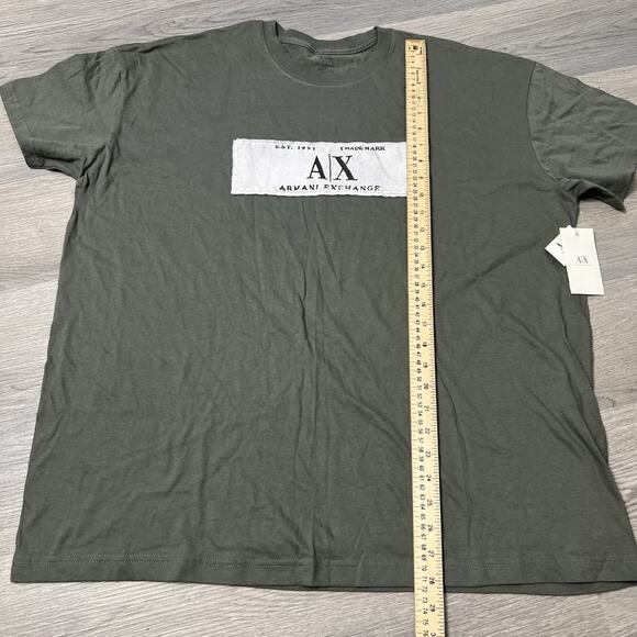 Armani Exchange T-shirt Color Green Men's Size XXL NWT - Picture 3 of 6